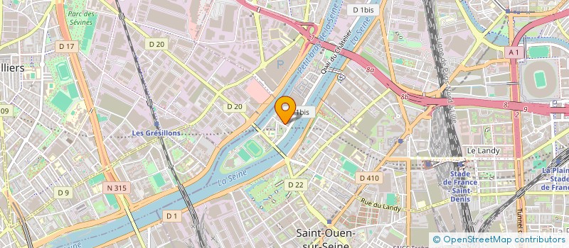 localisation de l'entreprise SYC 75  L'ILE-SAINT-DENIS