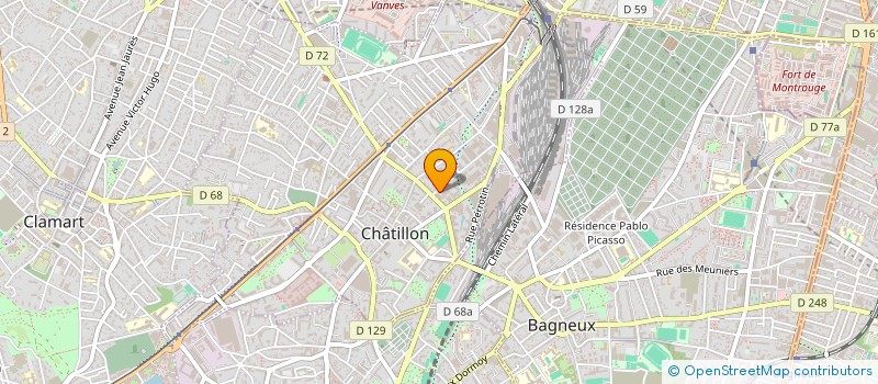 localisation de l'entreprise SYC HAI à CHATILLON