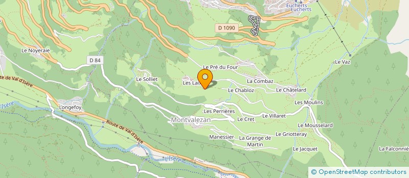 localisation de l'entreprise SYC INTERNATIONAL  MONTVALEZAN