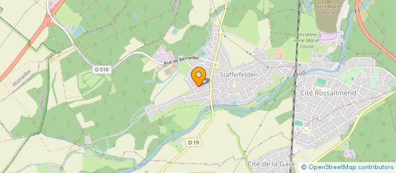 localisation de l'entreprise SYC INVEST SCHAFFNER  STAFFELFELDEN