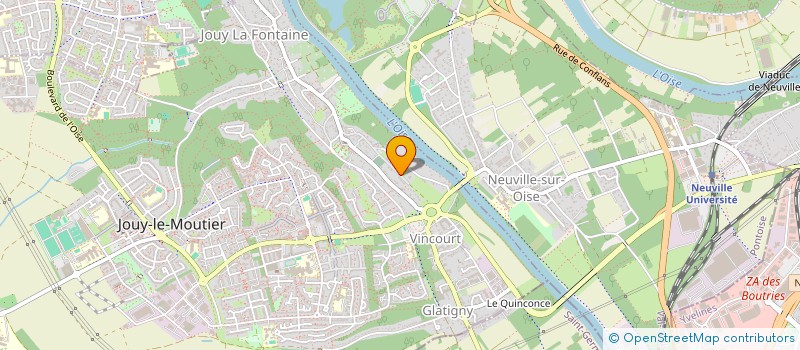 localisation de l'entreprise SYCA CONSULTING  JOUY-LE-MOUTIER