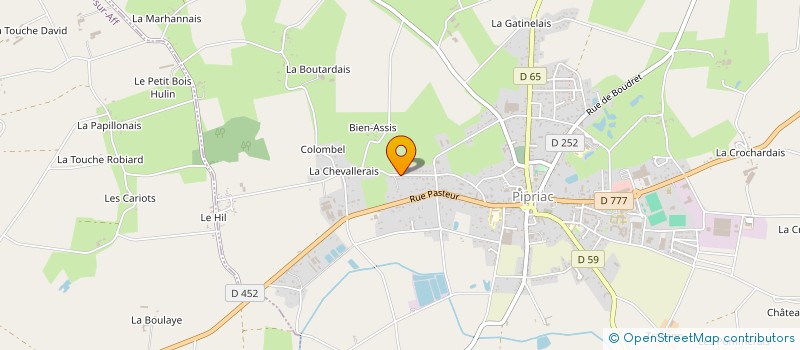 localisation de l'entreprise SYCA-P  PIPRIAC