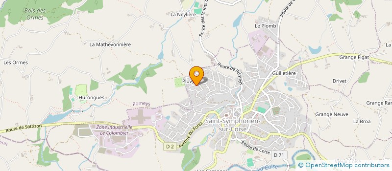 localisation de l'entreprise SYCA SYMOLY à POMEYS
