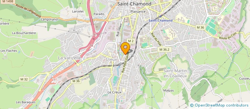 localisation de l'entreprise SYCAAL  ANDREZIEUX-BOUTHEON