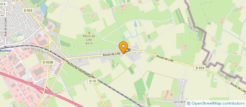 localisation de l'entreprise SYCALLEANE à BAILLEUL