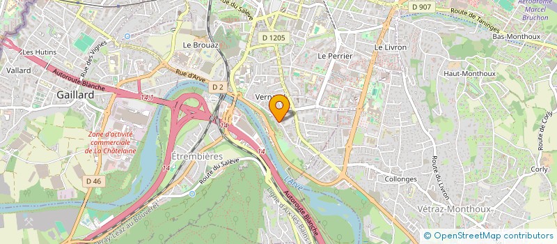 localisation de l'entreprise SYCAP25 à ANNEMASSE