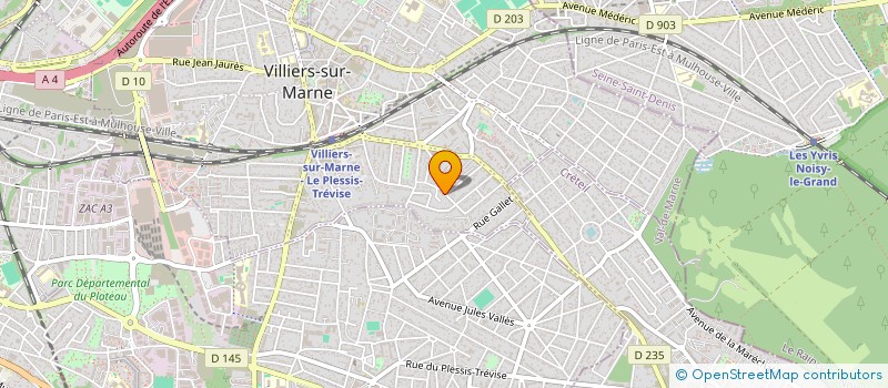 localisation de l'entreprise SYCAR SERVICES à VILLIERS SUR MARNE