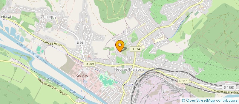 localisation de l'entreprise SYCAVE  NEUVES-MAISONS