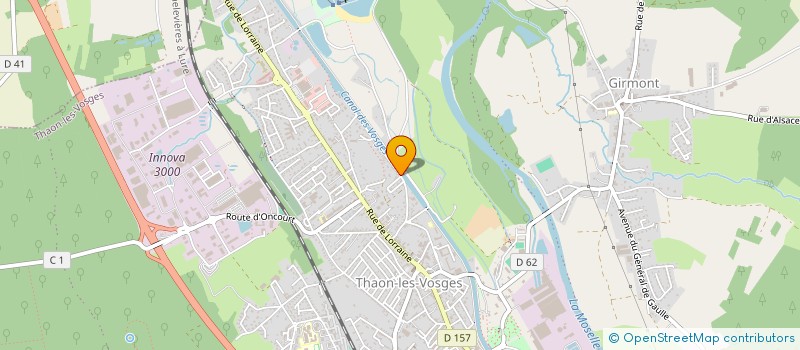 localisation de l'entreprise SYCHLOMANI  THAON-LES-VOSGES