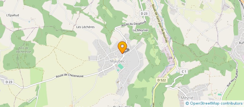 localisation de l'entreprise SYCL CONSULTING  MAUBEC