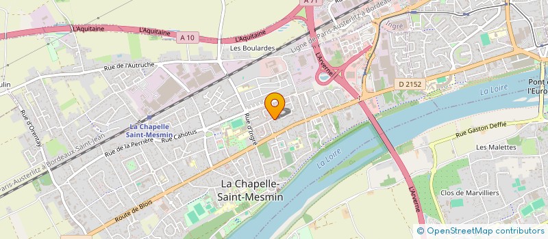 localisation de l'entreprise SYCLAL  LA CHAPELLE-SAINT-MESMIN