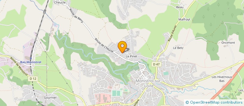 localisation de l'entreprise SYCLAREL  MONISTROL-SUR-LOIRE