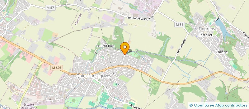 localisation de l'entreprise SYCLEVA  QUINT-FONSEGRIVES