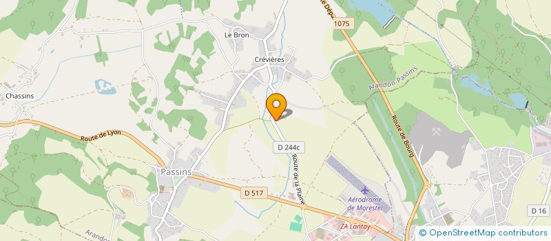 localisation de l'entreprise SYCLUM à ARANDON-PASSINS