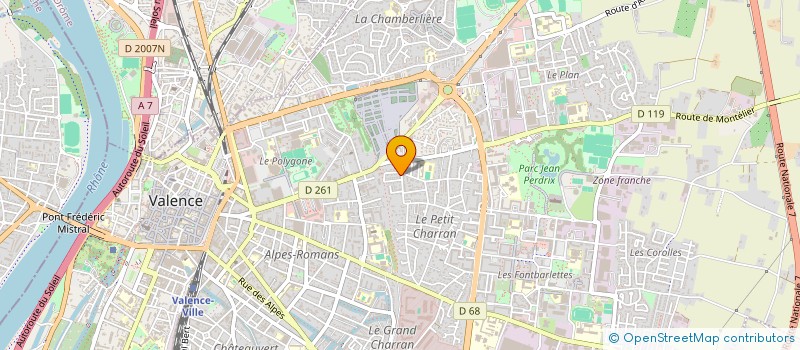 localisation de l'entreprise SYCO  VALENCE