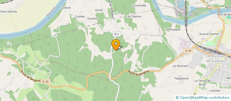 localisation de l'entreprise SYCO  ALLES-SUR-DORDOGNE