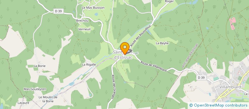 localisation de l'entreprise SYCO IRRIGATION DES PRES DU MAURILLAS  DOUVILLE