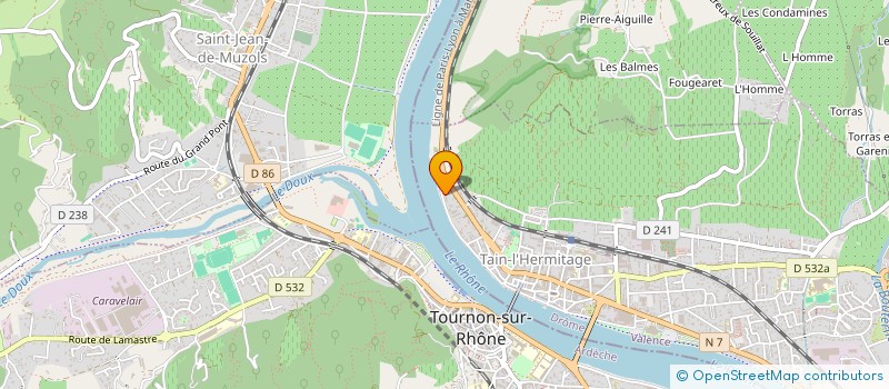 localisation de l'entreprise SYCO LE DOUX  TAIN-L'HERMITAGE