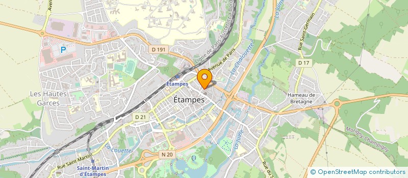 localisation de l'entreprise SYCOGEST IMMOBILIER à ETAMPES