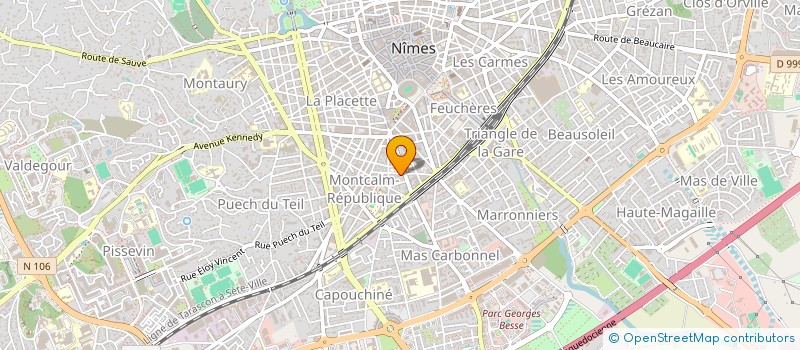 localisation de l'entreprise SYCOMORE  NIMES