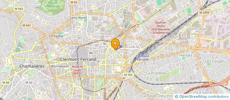 localisation de l'entreprise SYCOMORE ARCHITECTE  CLERMONT-FERRAND