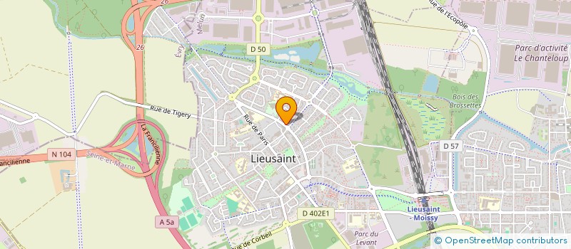 localisation de l'entreprise SYCOMORE EDUCATION LOISIRS & FORMATION  LIEUSAINT