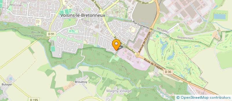 localisation de l'entreprise SYCOMORE FAMILY  VOISINS-LE-BRETONNEUX