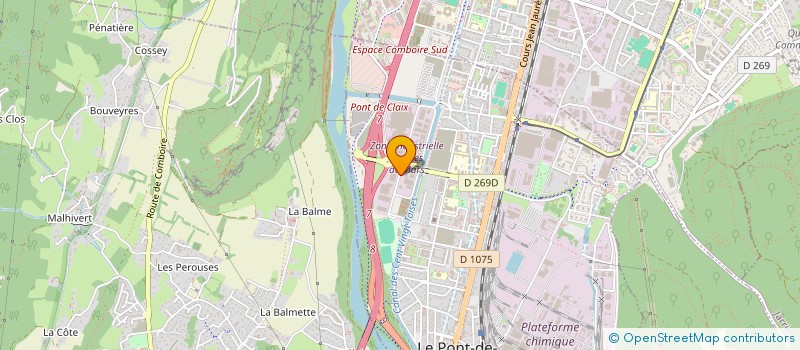 localisation de l'entreprise SYCTUS  LE PONT-DE-CLAIX