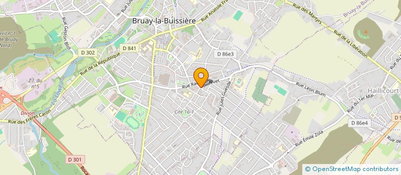 localisation de l'entreprise SYCY  BRUAY-LA-BUISSIERE