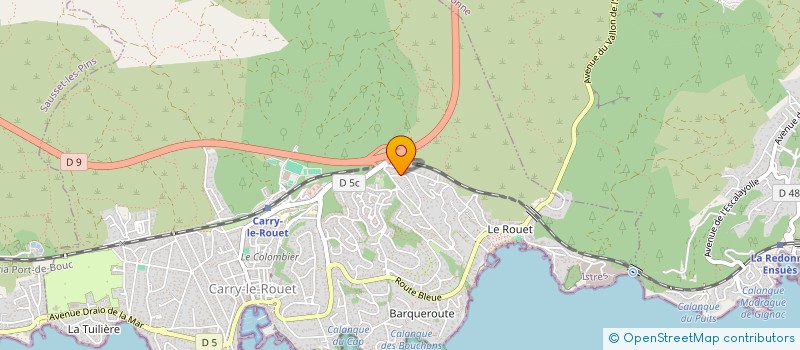 localisation de l'entreprise SYD INVEST à CARRY-LE-ROUET