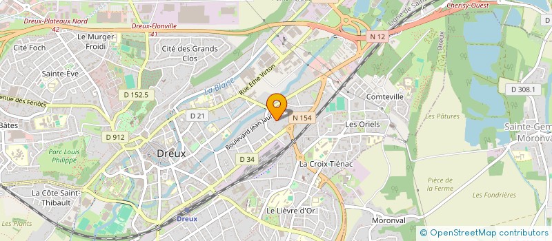 localisation de l'entreprise SYD'NERGY à DREUX