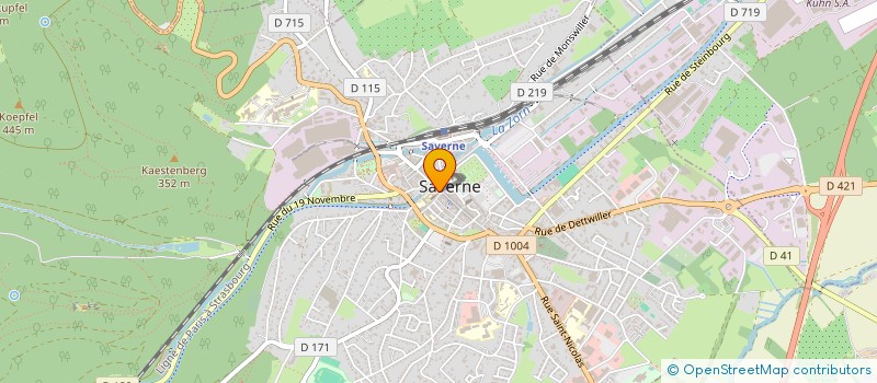 localisation de l'entreprise SYDAMAJO  SAVERNE