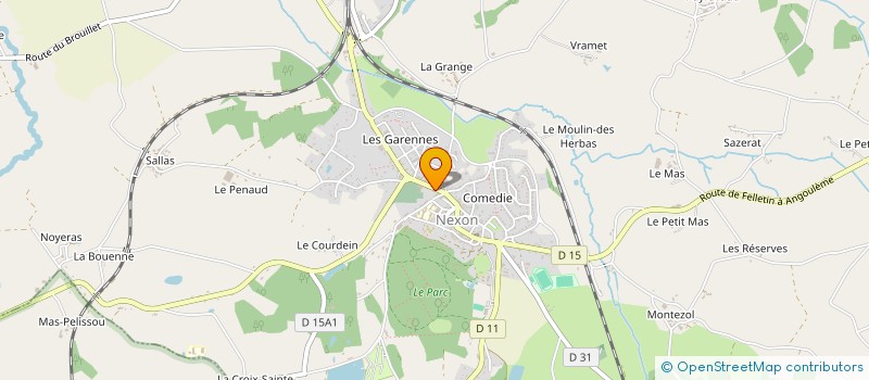 localisation de l'entreprise SYDE 85  NEXON
