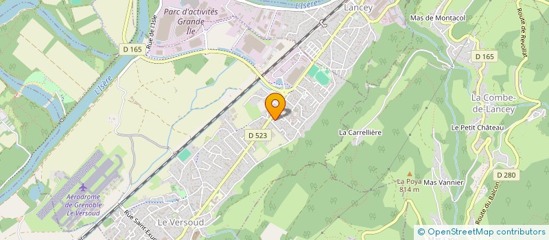 localisation de l'entreprise SYDELEC  LE VERSOUD