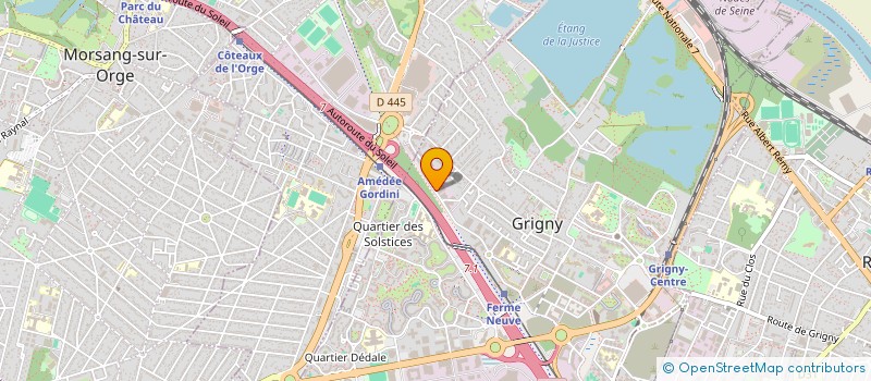 localisation de l'entreprise SYDEMA  GRIGNY