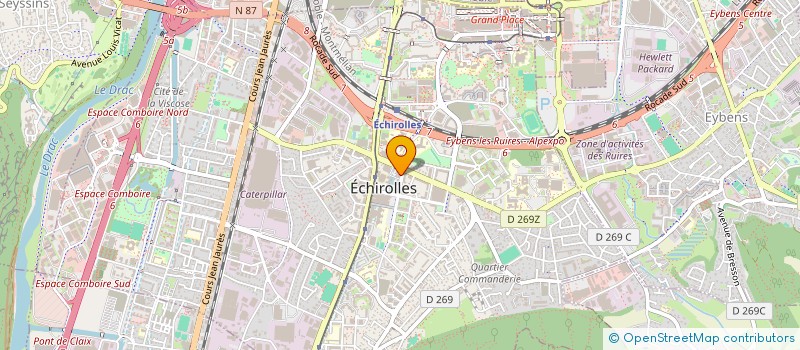 localisation de l'entreprise SYDEV à ECHIROLLES