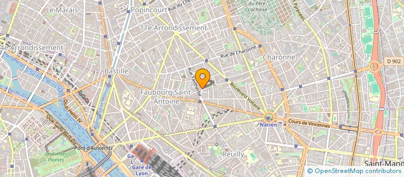 localisation de l'entreprise SYDEX  SYNERGIE D'EXPLOITATION  PARIS