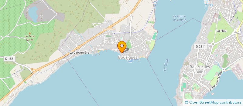 localisation de l'entreprise SYDI  BOUZIGUES