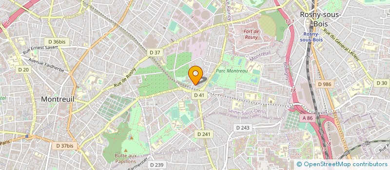 localisation de l'entreprise SYDIAL à LA COURNEUVE