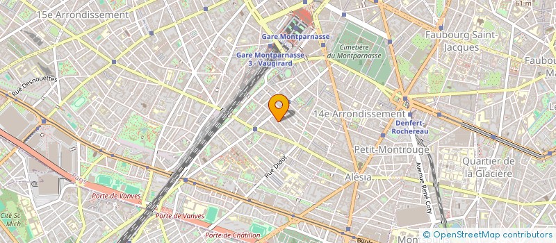 localisation de l'entreprise SYDIC COPRO DU 66 RUE DE GERGOVIE 75114  PARIS