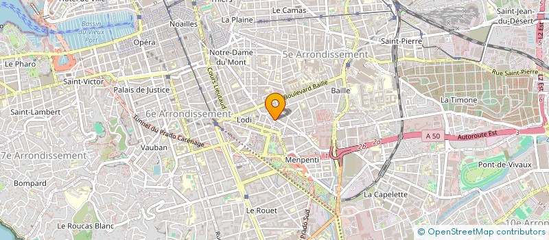 localisation de l'entreprise SYDICAT COPRO A.FERAUD à MARSEILLE