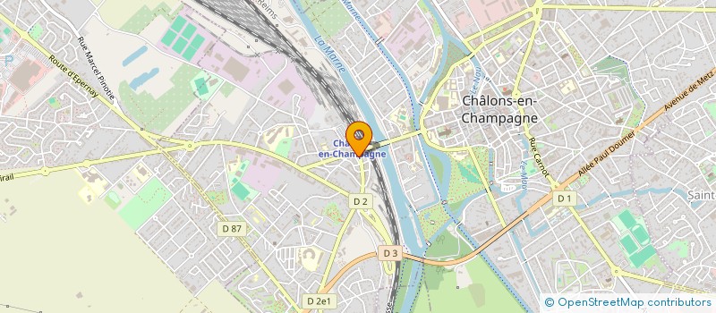 localisation de l'entreprise SYDICAT COPROP 12 RUE LIEUTENANT LOYER  CHALONS-EN-CHAMPAGNE