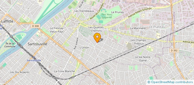 localisation de l'entreprise SYDIF à SARTROUVILLE