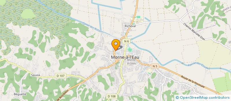 localisation de l'entreprise SYDIP à MORNE A L'EAU