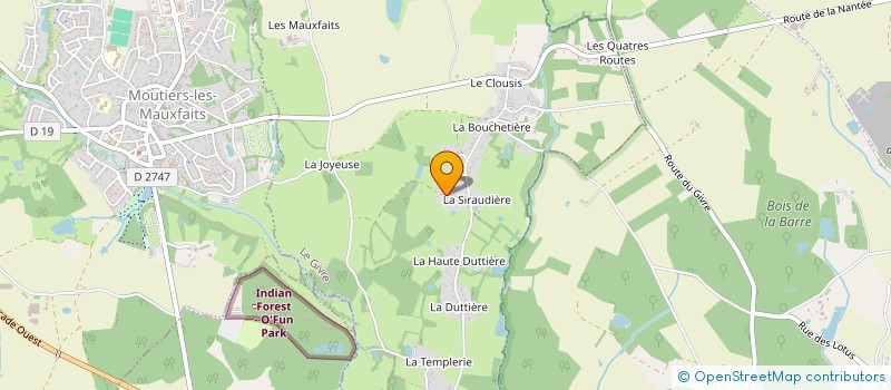 localisation de l'entreprise SYDNEY 2000  LE GIVRE