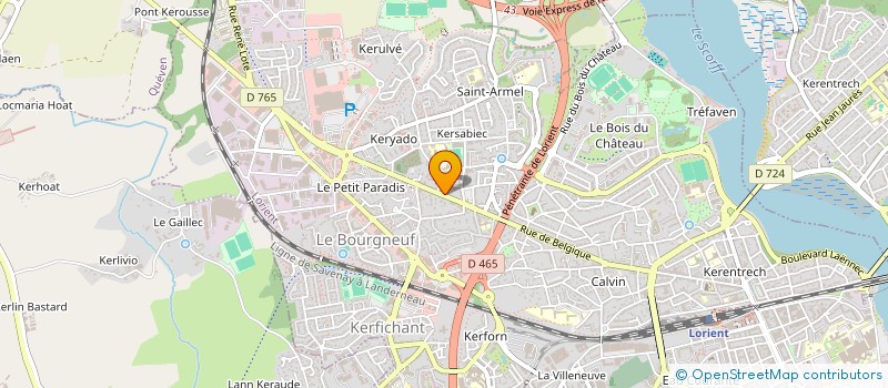 localisation de l'entreprise SYDNEY  LORIENT