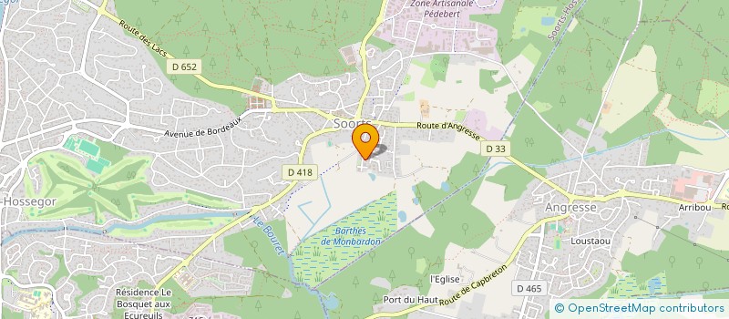 localisation de l'entreprise SYDNEYSIDER à SOORTS-HOSSEGOR