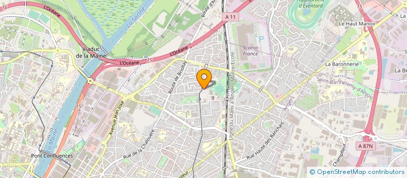 localisation de l'entreprise SYDO à ANGERS
