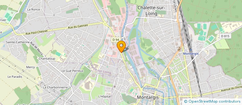 localisation de l'entreprise SYDOJEF  CHALETTE-SUR-LOING