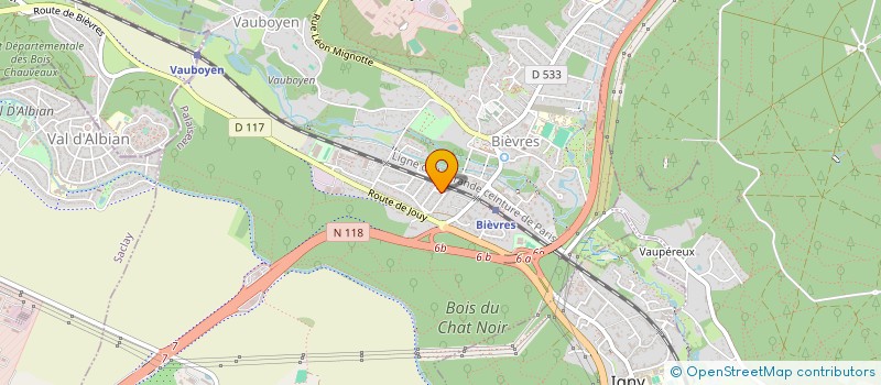 localisation de l'entreprise SYE CONSULTING à BIEVRES